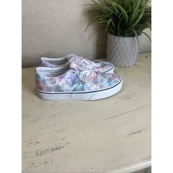 Vans Women's Doheny Heart Tie Dye Multicolor Skate Shoes - Size 6 NWOB - Picture 4 of 8